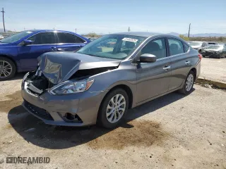 2019 Nissan Sentra SV with VIN 3N1AB7AP3KL609997, listed as a Copart auction lot 51462825 with 80,402 mi miles and Salvage Title. Bid and sale history available at carsss.com. Image 1.