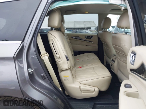 2019 Infiniti QX60 Luxe with VIN 5N1DL0MN9KC569666, listed as a IAAI auction lot 41904215 with 44,410 mi miles and . Bid and sale history available at DreamBid. Image 8.