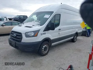 2020 Ford Transit Cargo with VIN 1FTBR3X85LKB51985, listed as a IAAI auction lot 41327206 with 206,896 mi miles and . Bid and sale history available at carsss.com. Image 2.