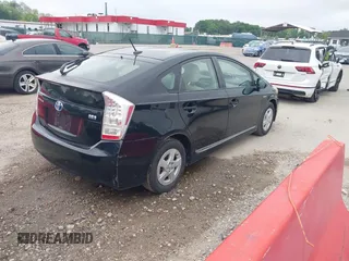 2011 Toyota Prius I with VIN JTDKN3DU7B1375308, listed as a IAAI auction lot 42175054 with 146,975 mi miles. Bid and sale history available at carsss.com. Image 4.