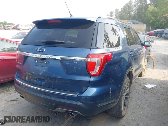 2018 Ford Explorer Limited with VIN 1FM5K7F86JGB74522, listed as a IAAI auction lot 42399808 with 49,004 mi miles and . Bid and sale history available at DreamBid. Image 4.