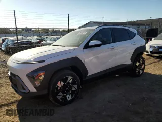 2024 Hyundai Kona SEL with VIN KM8HBCAB2RU058921, listed as a Copart auction lot 45890515 with 17,618 mi miles and Salvage Title. Bid and sale history available at carsss.com. Image 1.