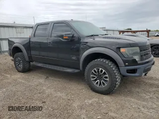 2014 Ford F-150 SVT Raptor with VIN 1FTFW1R60EFA82287, listed as a Copart auction lot 52150635 with 157,556 mi miles and Salvage Title. Bid and sale history available at carsss.com. Image 4.