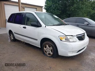 2001 Mazda MPV DX z VIN JM3LW28G210192393, wystawiony jako IAAI lot #42366997 z przebiegiem Nie podano mil oraz . Historia ofert i sprzedaży dostępna na DreamBid. Obrazek 1.