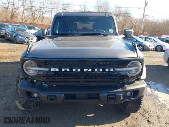 2023 Ford Bronco with VIN 1FMEE5DP3PLC10463, listed as a IAAI auction lot 41555053 with 6,637 mi miles. Bid and sale history available at carsss.com. Image 12.