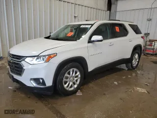 2018 Chevrolet Traverse LT Cloth with VIN 1GNERGKW3JJ251149, listed as a Copart auction lot 43180715 with 57,595 mi miles and Clean Title. Bid and sale history available at carsss.com. Image 1.
