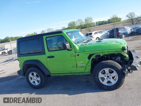 2019 Jeep Wrangler Sport S z VIN 1C4HJXAN0KW661787, wystawiony jako IAAI lot #42238918 z przebiegiem 25 364 mil mil oraz . Historia ofert i sprzedaży dostępna na DreamBid. Obrazek 13.