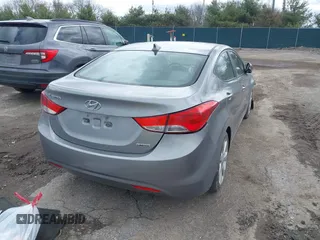 2013 Hyundai Elantra GLS with VIN KMHDH4AE3DU919481, listed as a IAAI auction lot 41971439 with 176,053 mi miles and . Bid and sale history available at DreamBid. Image 4.