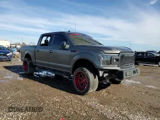2018 Ford F-150 XL with VIN 1FTEW1EG4JKC18755, listed as a Copart auction lot 88741905 with 0 mi miles and Salvage Title. Bid and sale history available at carsss.com. Image 10.