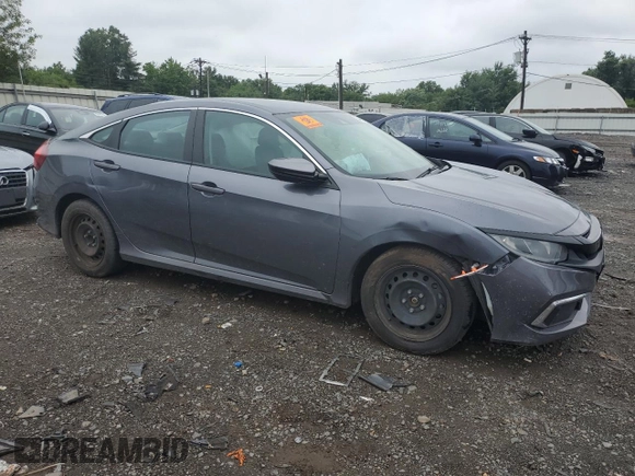 2020 Honda Civic LX z VIN 2HGFC2F68LH562268, wystawiony jako Copart lot #64988884 z przebiegiem 49 337 mil mil oraz Szkoda całkowita • Salvage title. Historia ofert i sprzedaży dostępna na DreamBid. Obrazek 4.