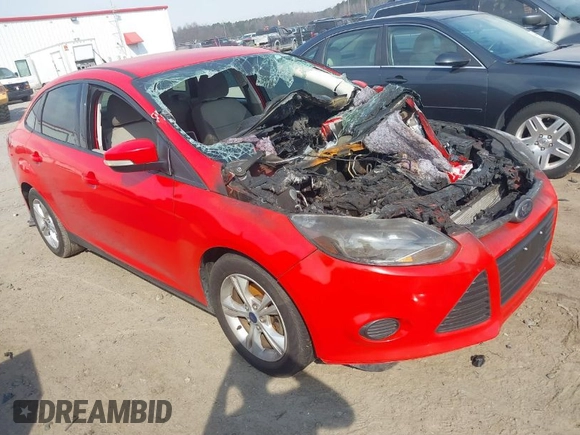 2014 Ford Focus SE with VIN 1FADP3F28EL353220, listed as a IAAI auction lot 41675973 with 1 mi miles. Bid and sale history available at carsss.com. Image 1.