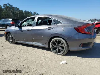 2021 Honda Civic Sedan Sport with VIN 19XFC2F83ME202600, listed as a Copart auction lot 77678754 with 66,978 mi miles and Salvage Title. Bid and sale history available at carsss.com. Image 2.
