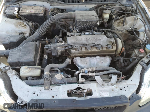 1998 Honda Civic LX with VIN 2HGEJ6673WH515915, listed as a Copart auction lot 52403795 with 224,174 mi miles and Salvage Title. Bid and sale history available at DreamBid. Image 12.