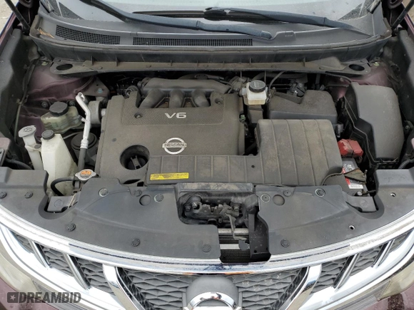 2014 Nissan Murano SL with VIN JN8AZ1MU4EW406286, listed as a Copart auction lot 46059485 with 89,633 mi miles and Salvage Title. Bid and sale history available at carsss.com. Image 12.