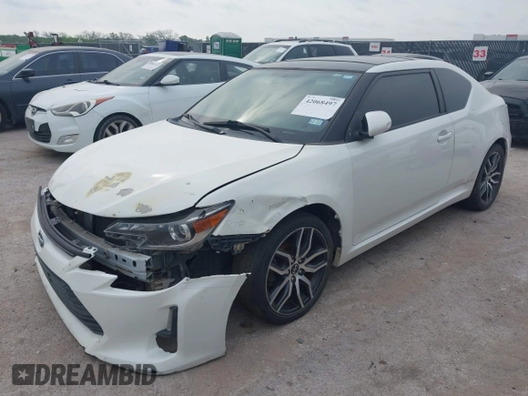 2016 Scion tC with VIN JTKJF5C75GJ016412, listed as a IAAI auction lot 42068497 with 1 mi miles. Bid and sale history available at carsss.com. Image 17.