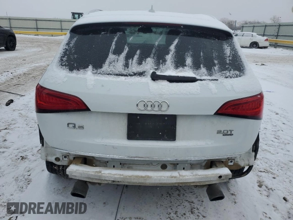2015 Audi Q5 Premium Plus with VIN WA1LFAFP4FA014132, listed as a Copart auction lot 89253895 with 127,449 mi miles and Salvage Title. Bid and sale history available at carsss.com. Image 6.