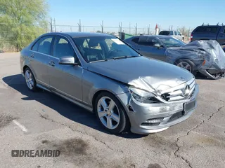 2011 Mercedes-Benz C 300 Sport with VIN WDDGF8BB0BR180286, listed as a IAAI auction lot 42510760 with 53,423 mi miles and . Bid and sale history available at DreamBid. Image 1.