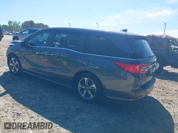 2020 Honda Odyssey Touring z VIN 5FNRL6H84LB001511, wystawiony jako IAAI lot #42194828 z przebiegiem 218 269 mil mil oraz . Historia ofert i sprzedaży dostępna na DreamBid. Obrazek 3.