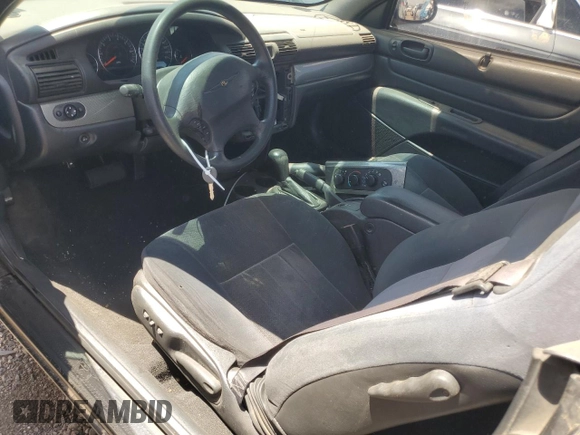 2004 Chrysler Sebring LXi with VIN 1C3EL55R54N346611, listed as a Copart auction lot 50862655 with 123,414 mi miles and Non repairable. Bid and sale history available at DreamBid. Image 7.
