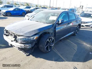 2020 Honda Accord Sedan Sport with VIN 1HGCV1F38LA075633, listed as a IAAI auction lot 41077218 with 41,918 mi miles. Bid and sale history available at carsss.com. Image 2.