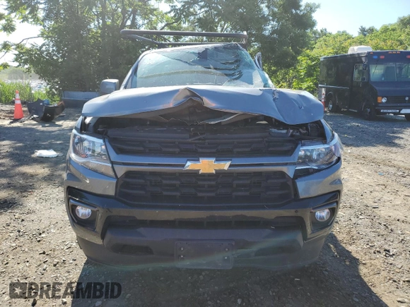 2021 Chevrolet Colorado 2WD LT with VIN 1GCHSCEN0M1291375, listed as a Copart auction lot 56485074 with 61,513 mi miles and Salvage Title. Bid and sale history available at carsss.com. Image 5.