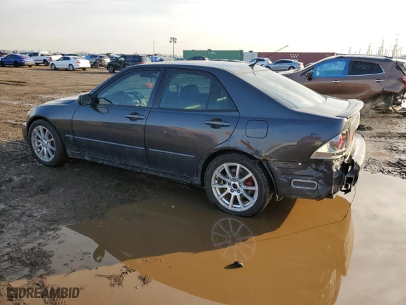 2002 Lexus IS 300 with VIN JTHBD192220063917, listed as a Copart auction lot 47108965 with 202,773 mi miles and Salvage Title. Bid and sale history available at carsss.com. Image 2.