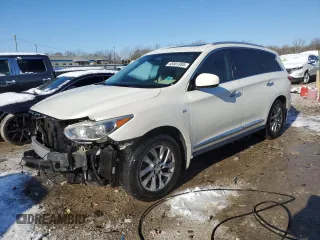 2015 Infiniti QX60 with VIN 5N1AL0MNXFC536958, listed as a Copart auction lot 45581365 with 226,958 mi miles and Salvage Title. Bid and sale history available at DreamBid. Image 1.