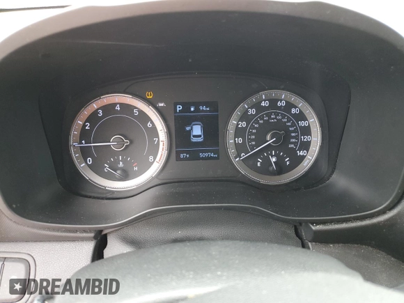 2020 Hyundai Venue SEL with VIN KMHRC8A31LU033023, listed as a Copart auction lot 51805345 with 50,974 mi miles and Salvage Title. Bid and sale history available at DreamBid. Image 9.