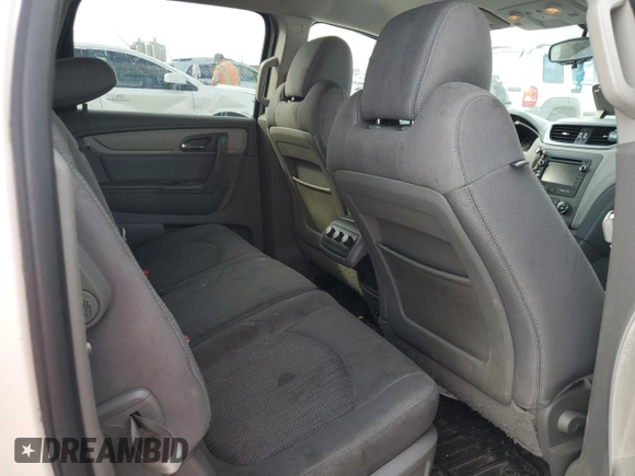 2015 Chevrolet Traverse LS z VIN 1GNKRFKD5FJ149287, wystawiony jako Copart lot #58641485 z przebiegiem 154 681 mil mil oraz Szkoda całkowita • Salvage title. Historia ofert i sprzedaży dostępna na DreamBid. Obrazek 11.