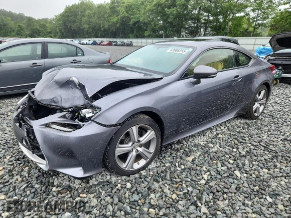 2015 Lexus RC 350 F Sport with VIN JTHSE5BC8F5005696, listed as a Copart auction lot 62688255 with 36,237 mi miles and Clean title. Bid and sale history available at DreamBid. Image 1.