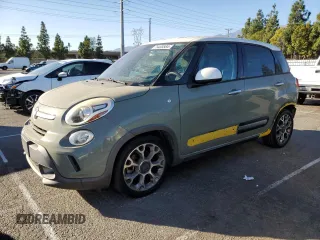 2014 FIAT 500L Trekking with VIN ZFBCFADH3EZ003725, listed as a Copart auction lot 79458564 with 92,914 mi miles and Salvage Title. Bid and sale history available at DreamBid. Image 1.