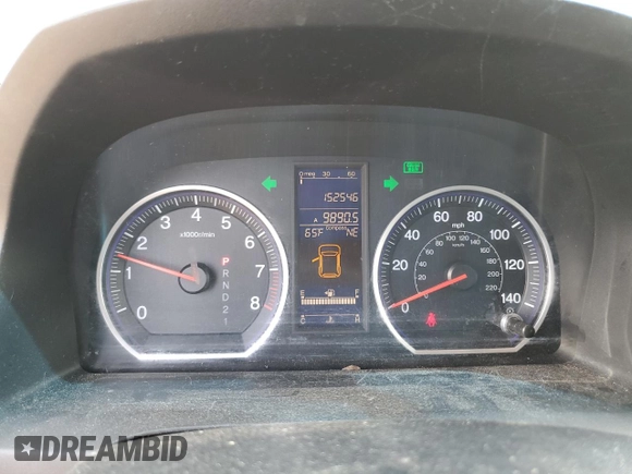2010 Honda CR-V EX-L with VIN 5J6RE4H73AL010064, listed as a Copart auction lot 58561805 with 152,546 mi miles and Clean title. Bid and sale history available at DreamBid. Image 9.