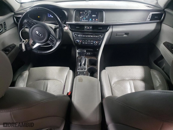 2016 Kia Optima EX with VIN 5XXGU4L30GG055170, listed as a Copart auction lot 51150275 with 109,097 mi miles and Salvage Title. Bid and sale history available at carsss.com. Image 8.