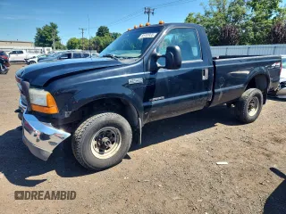 1999 Ford F-350 XL z VIN 1FTSF31FXXED10052, wystawiony jako Copart lot #65702035 z przebiegiem 161 332 mil mil oraz Szkoda całkowita • Salvage title. Historia ofert i sprzedaży dostępna na DreamBid. Obrazek 1.