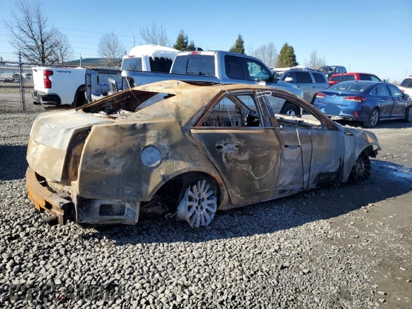 2010 Cadillac CTS with VIN 1G6DA5EG4A0125945, listed as a Copart auction lot 44948575 with Not Provided miles and Salvage Title. Bid and sale history available at DreamBid. Image 3.