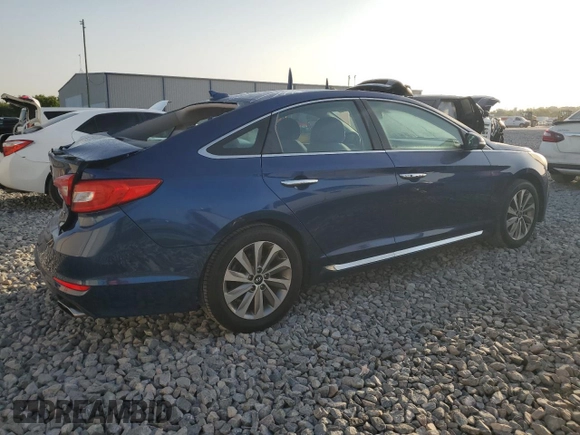 2017 Hyundai Sonata Sport with VIN 5NPE34AF5HH551868, listed as a Copart auction lot 50293845 with 48,274 mi miles and Salvage Title. Bid and sale history available at DreamBid. Image 3.
