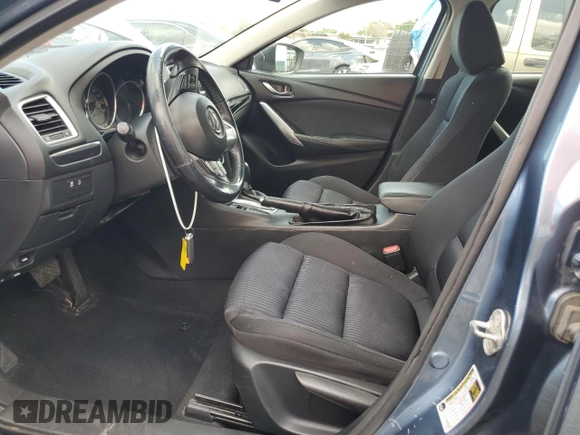 2015 Mazda 6 i Sport with VIN JM1GJ1U62F1176499, listed as a Copart auction lot 55613035 with 114,009 mi miles and Salvage Title. Bid and sale history available at DreamBid. Image 7.