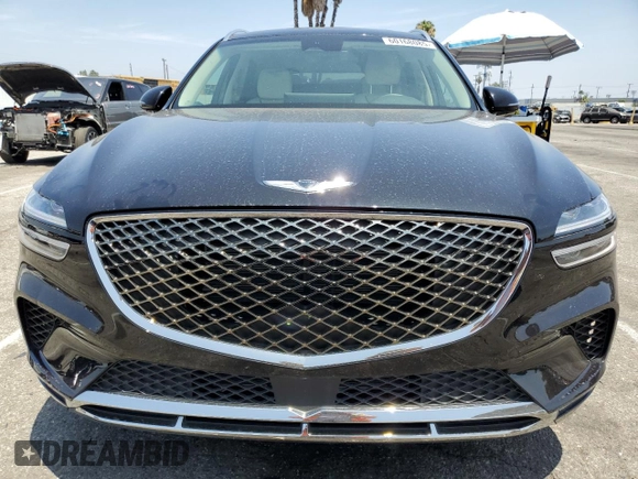2024 Genesis GV70 2.5T with VIN 5NMMADTB3RH015771, listed as a Copart auction lot 60168085 with 9,800 mi miles and Salvage title. Bid and sale history available at DreamBid. Image 5.
