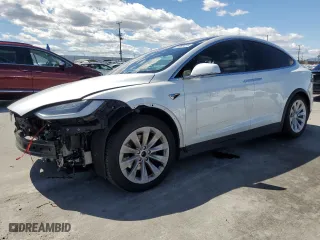 2020 Tesla Model X Long Range with VIN 5YJXCBE26LF249971, listed as a Copart auction lot 51007415 with NaN miles and Salvage Title. Bid and sale history available at carsss.com. Image 1.