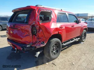2020 Toyota 4Runner SR5 with VIN JTEBU5JR0L5820511, listed as a IAAI auction lot 41290809 with 36,834 mi miles. Bid and sale history available at carsss.com. Image 4.