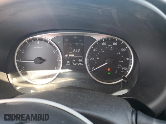 2022 Nissan Kicks S with VIN 3N1CP5BVXNL495027, listed as a Copart auction lot 52143215 with 50,425 mi miles and Salvage Title. Bid and sale history available at DreamBid. Image 9.