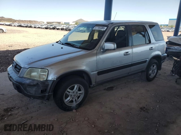 2000 Honda CR-V EX z VIN JHLRD1863YC049913, wystawiony jako Copart lot #57705385 z przebiegiem 269 412 mil mil oraz Szkoda całkowita • Salvage title. Historia ofert i sprzedaży dostępna na DreamBid. Obrazek 1.