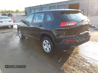 2016 Jeep Cherokee Sport with VIN 1C4PJLAB2GW136778, listed as a IAAI auction lot 42188091 with 120,866 mi miles and . Bid and sale history available at DreamBid. Image 3.