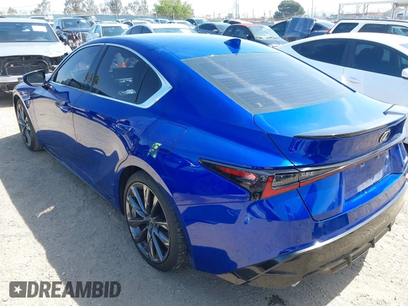 2022 Lexus IS 350 F Sport z VIN JTHGZ1B28N5050324, wystawiony jako IAAI lot #42323981 z przebiegiem 28 414 mil mil oraz . Historia ofert i sprzedaży dostępna na DreamBid. Obrazek 3.