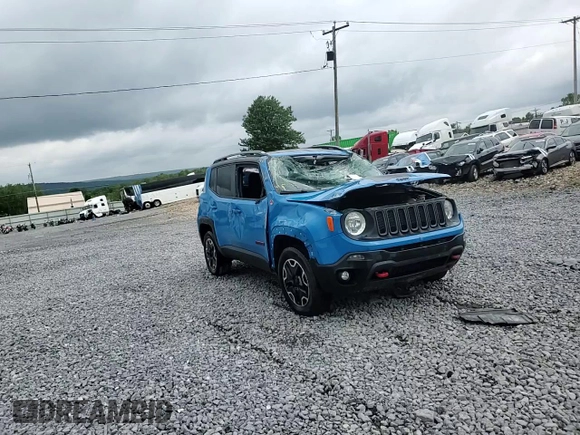 2015 Jeep Renegade Trailhawk with VIN ZACCJBCT0FPB74673, listed as a Copart auction lot 63626295 with 152,146 mi miles and Salvage title. Bid and sale history available at DreamBid. Image 15.