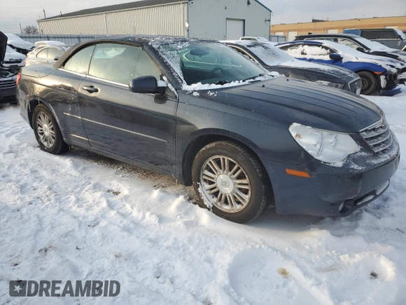 2008 Chrysler Sebring Touring with VIN 1C3LC55R08N258515, listed as a Copart auction lot 88747185 with 184,983 mi miles and Clean Title. Bid and sale history available at DreamBid. Image 4.