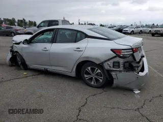 2021 Nissan Sentra SV z VIN 3N1AB8CV8MY262254, wystawiony jako Copart lot #55778955 z przebiegiem 64 453 mil mil oraz Szkoda całkowita • Salvage title. Historia ofert i sprzedaży dostępna na DreamBid. Obrazek 2.