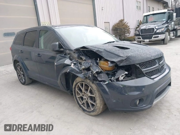 2018 Dodge Journey GT with VIN 3C4PDCEG4JT517106, listed as a IAAI auction lot 41715260 with 106,710 mi miles. Bid and sale history available at carsss.com. Image 1.