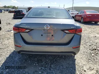 2022 Nissan Sentra SV with VIN 3N1AB8CV1NY288891, listed as a Copart auction lot 49887585 with 24,029 mi miles and Salvage Title. Bid and sale history available at carsss.com. Image 6.