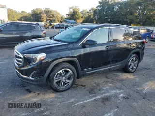 2018 GMC Terrain SLT with VIN 3GKALVEV8JL338185, listed as a Copart auction lot 77010624 with 61,811 mi miles and Salvage Title. Bid and sale history available at carsss.com. Image 1.